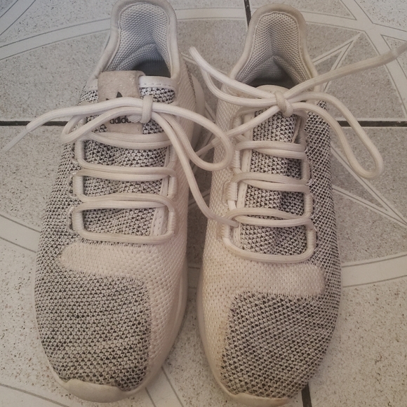 adidas Shoes - Adidas Tubular Ortholite White and Black Sneakers Size 4